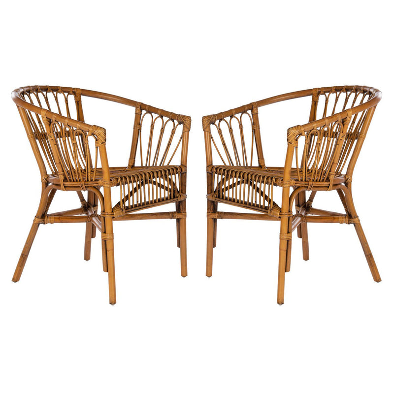 Hickey Rattan Accent Chair Set of 2