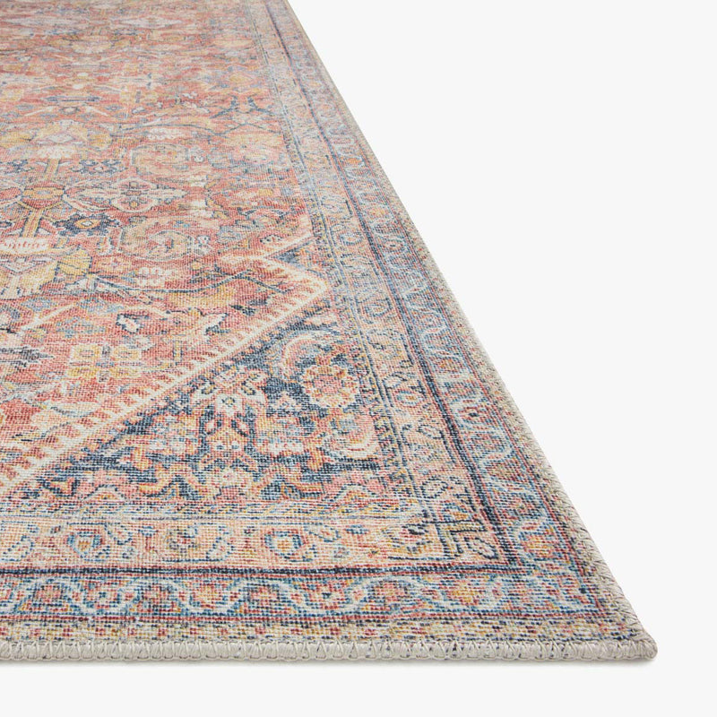 Loloi II Adrian Rust/Denim Power Loomed Rug