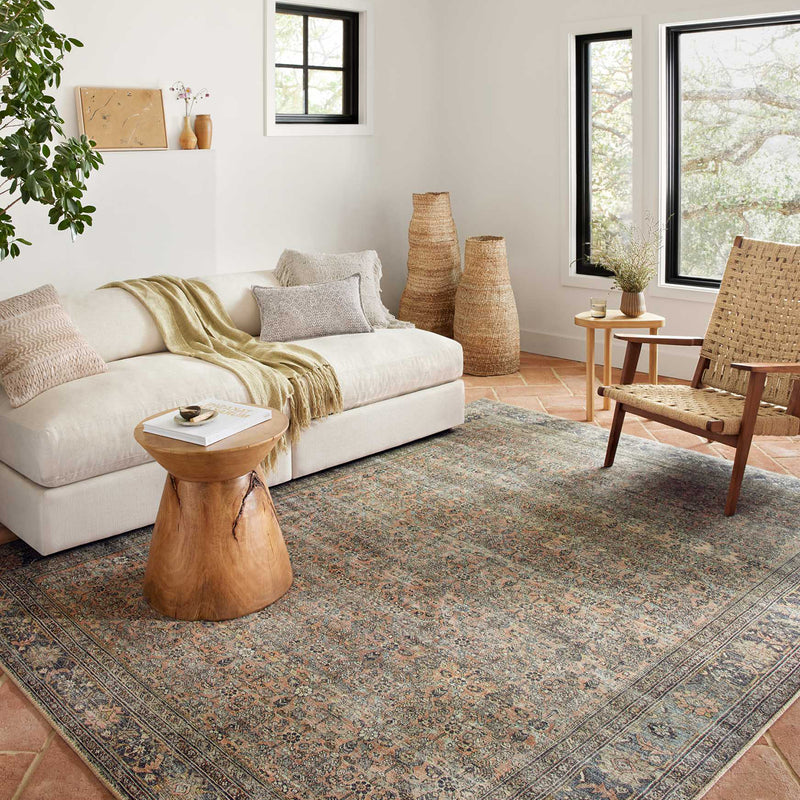 Loloi II Adrian Terracotta/Multi Power Loomed Rug