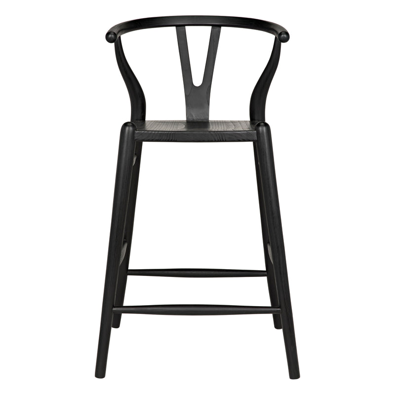 Noir Zola Counter Stool