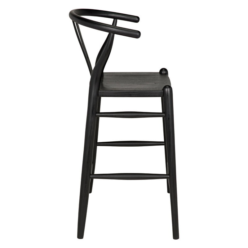 Noir Zola Counter Stool