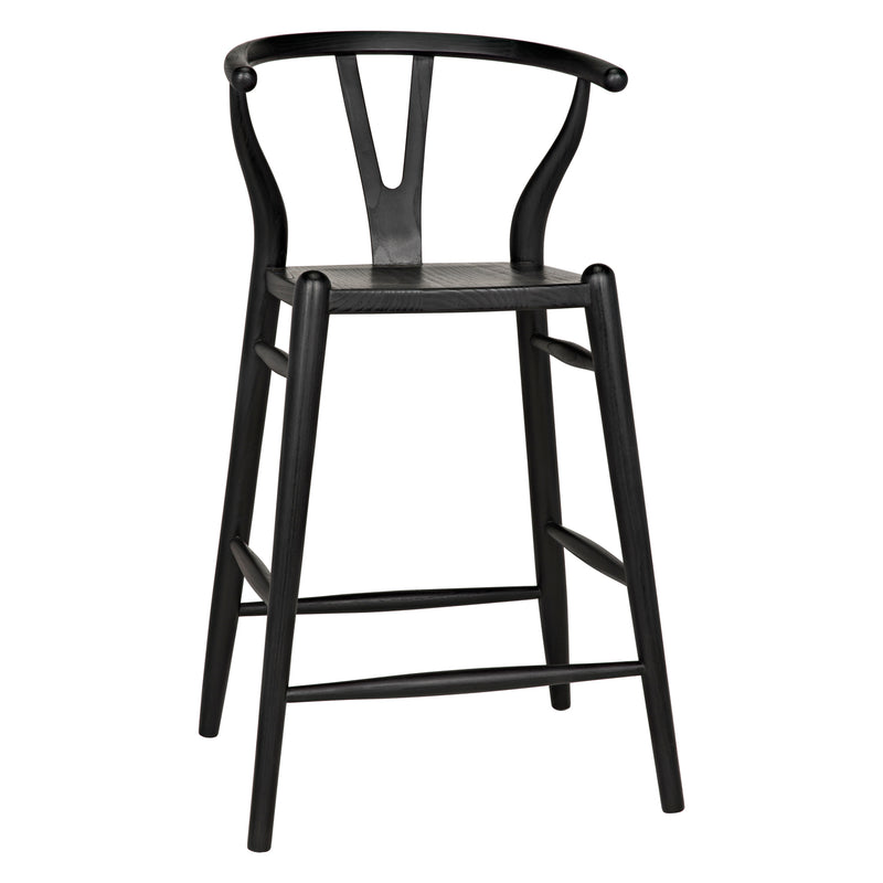 Noir Zola Counter Stool