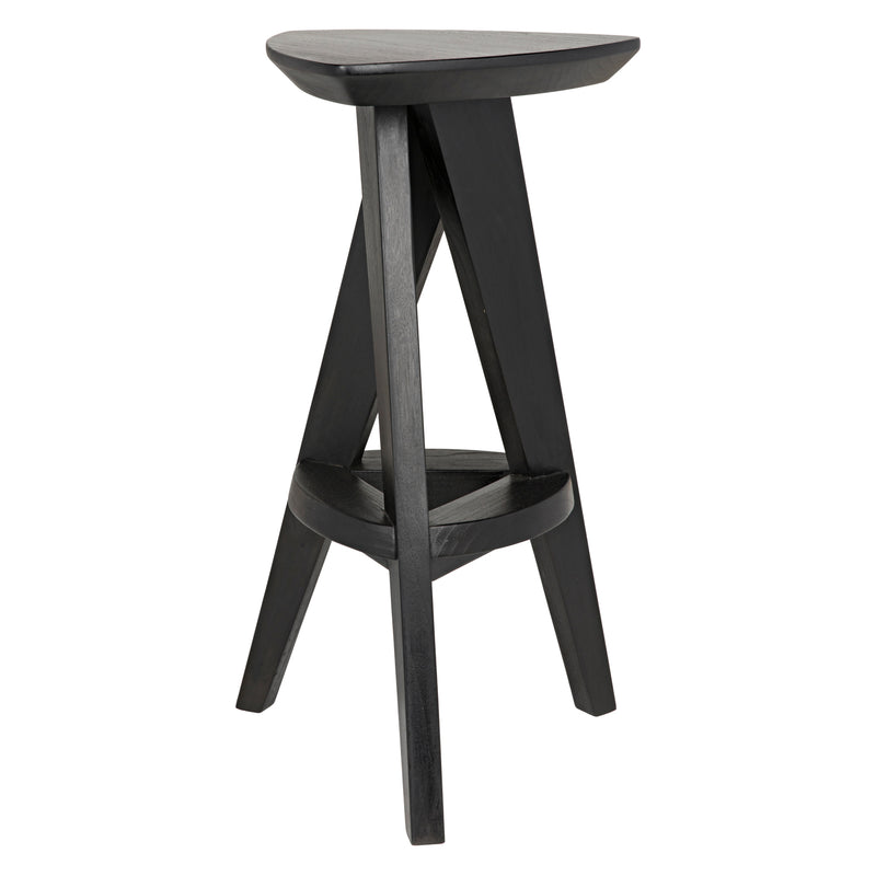 Noir Twist Counter Stool