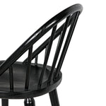 Noir Gloster Bar Chair