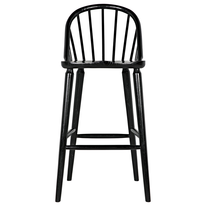 Noir Gloster Bar Chair