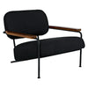 Noir Zeus Lounge Chair