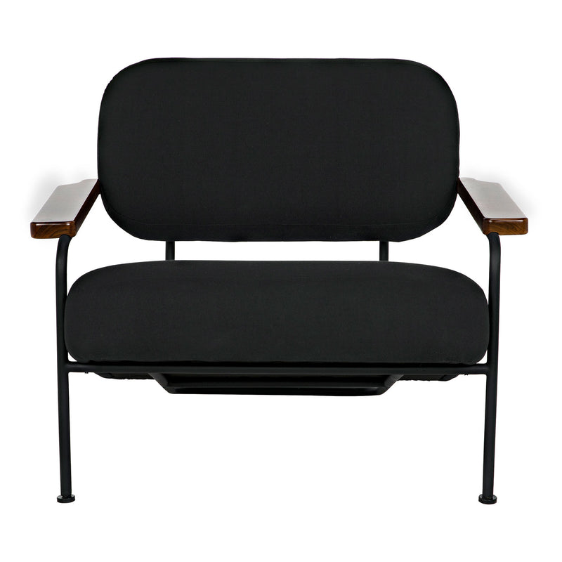 Noir Zeus Lounge Chair