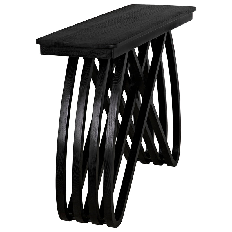 Noir Infinity Console Table