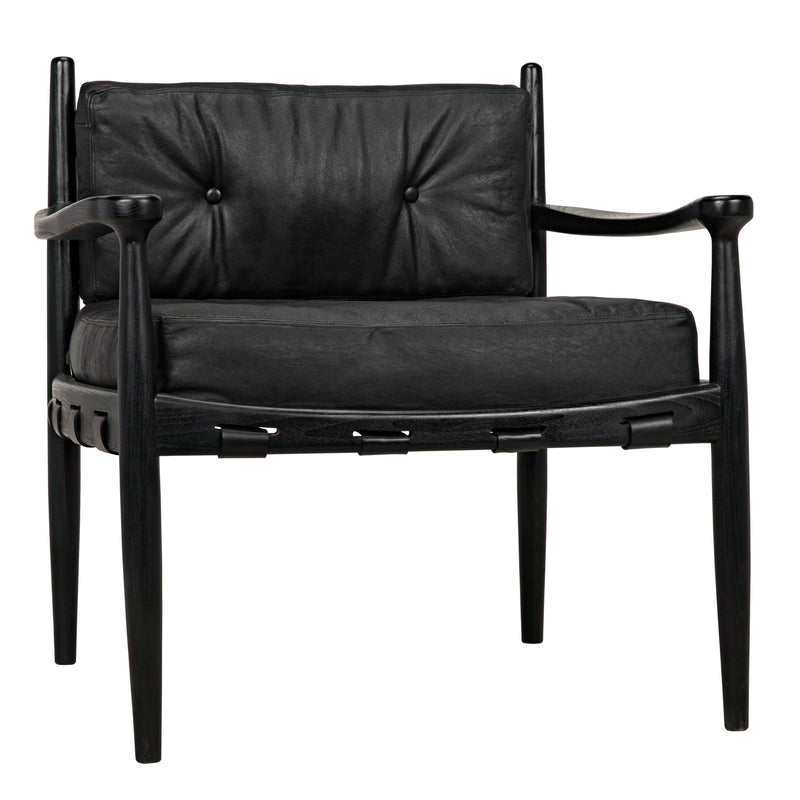 Noir Fogel Lounge Chair