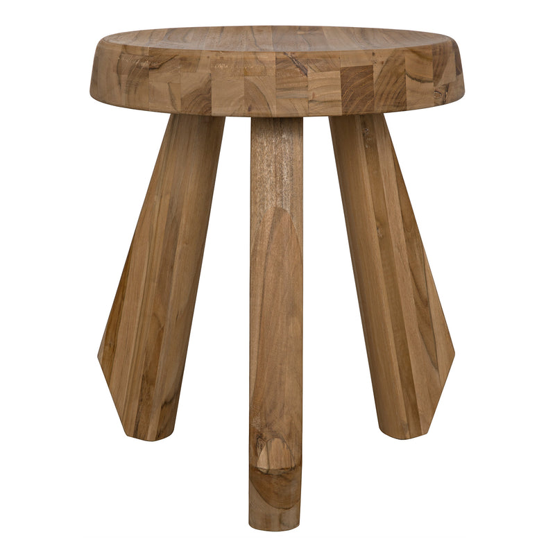 Noir Priam Teak Stool