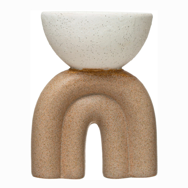 Secco Two-Tone Stoneware Incense Holder