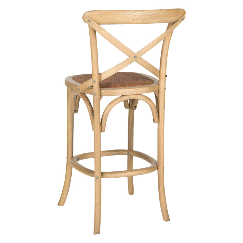 Oak Hill X-Back Bar Stool