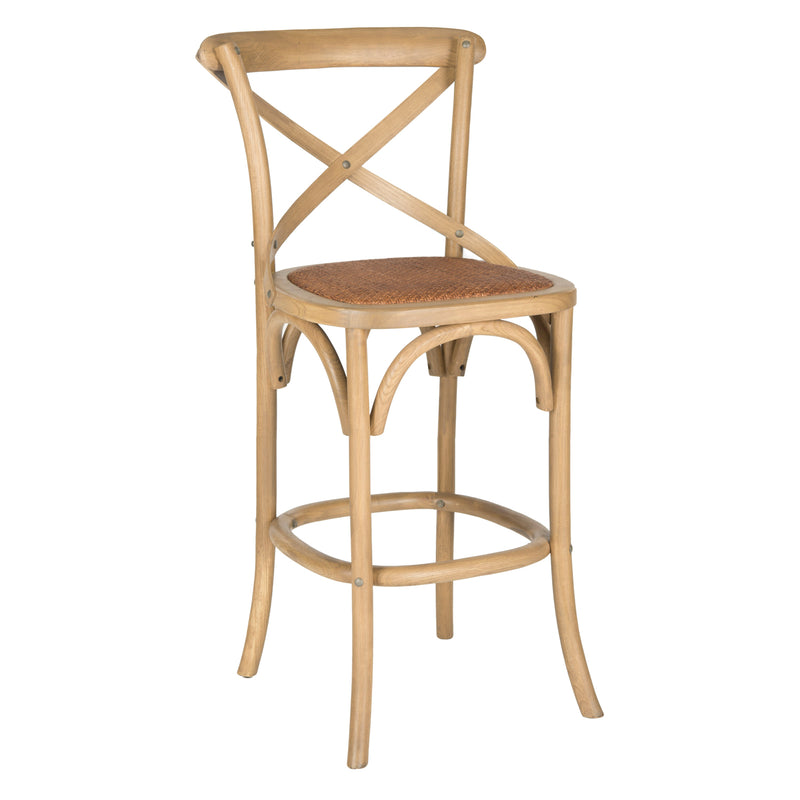 Oak Hill X-Back Bar Stool