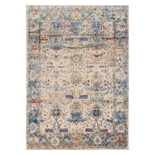 Loloi Anastasia Sand/Light Blue Power Loomed Rug