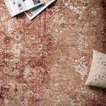 Loloi Anastasia Copper/Ivory Power Loomed Rug