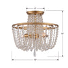 Crystorama Arcadia Semi Flush Ceiling Mount