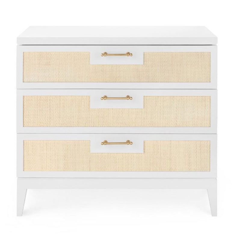 Villa and House Astor 3 Drawer Side Table