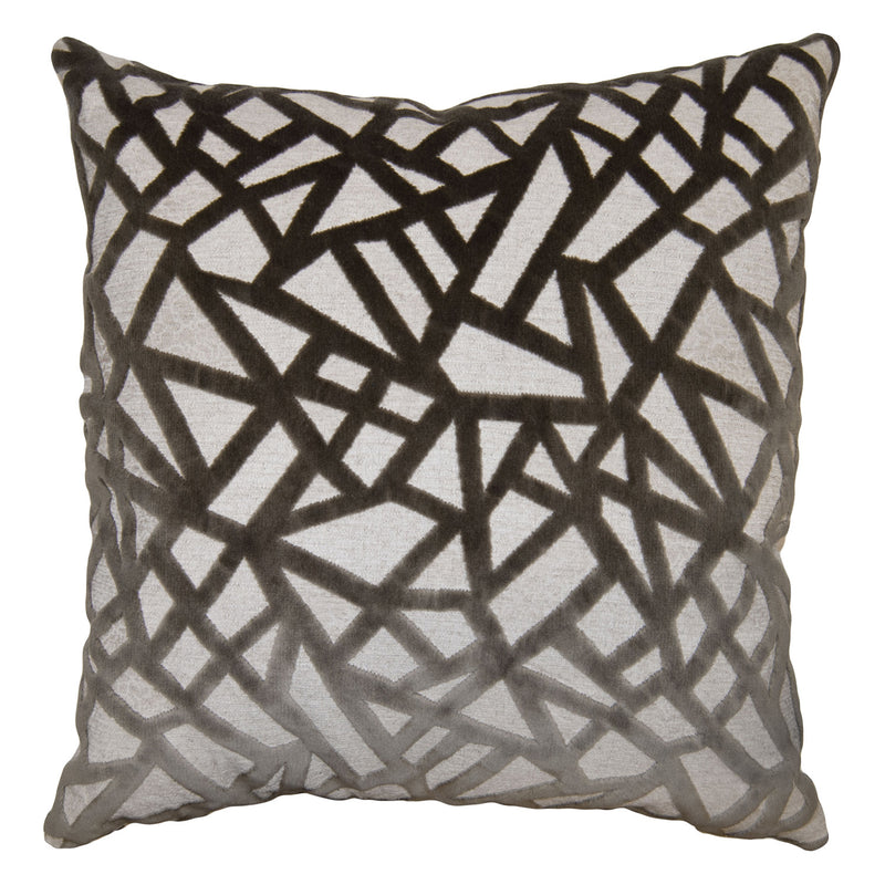 Square Feathers Alamo Webb Throw Pillow