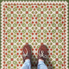 Floral Quilt - Flowers In The Mirror Vinyl Floorcloth