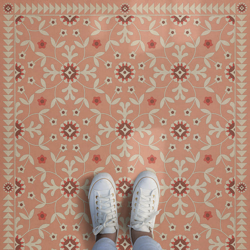 Whig Rose - Cupid & Folly Vinyl Floorcloth