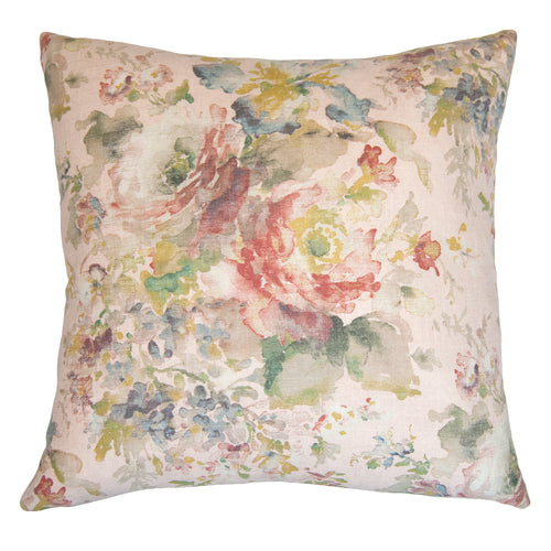 Square Feathers Ashley Blush Throw Pillow