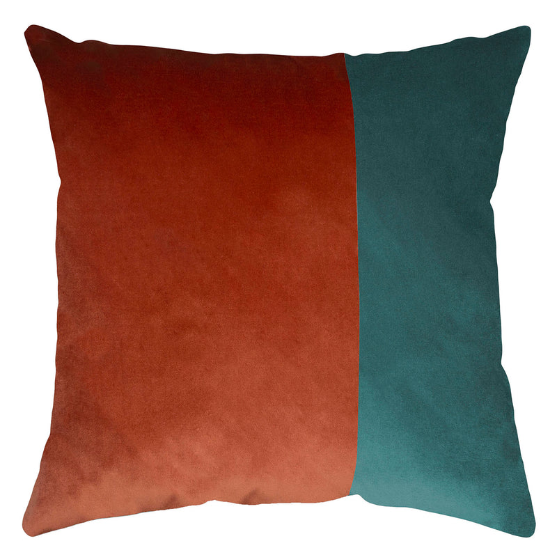 Square Feathers Avenue Shrimp Atlantic Throw Pillow