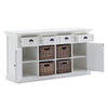 Beckton 4 Basket Sideboard