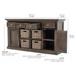 Beckton Mindi 4 Basket Sideboard