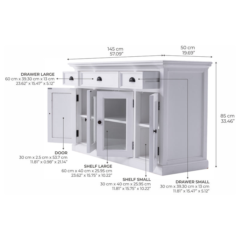 Beckton 4 Door Sideboard