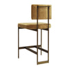 Worlds Away Baylor Velvet Counter Stool