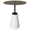 Alfie Pedestal Side Table