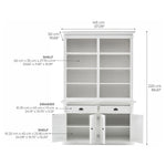 Beckton 8 Shelf Buffet Hutch