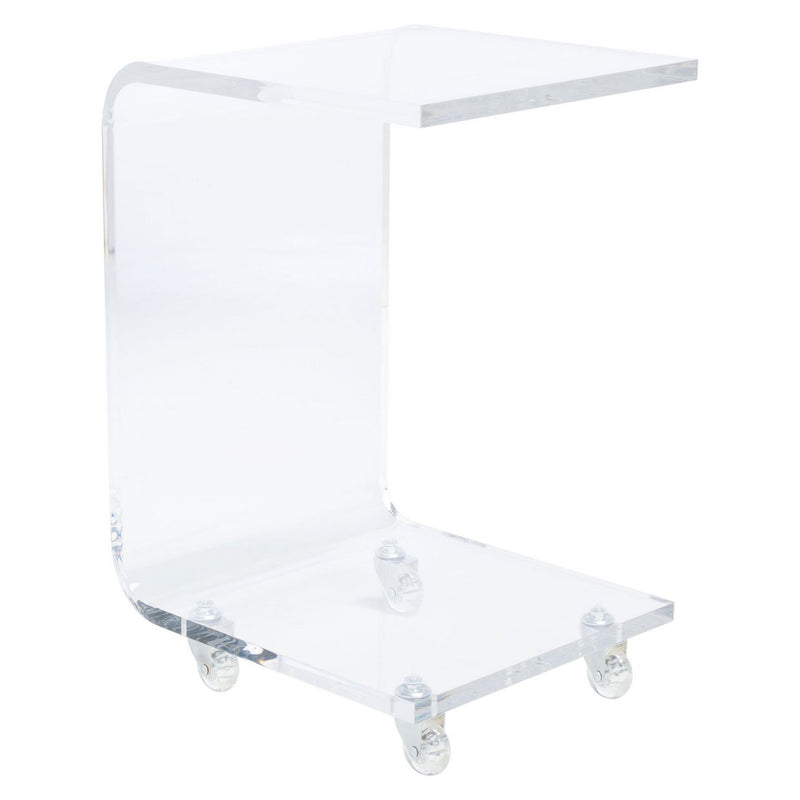 Bartholomew Acrylic Bar Cart