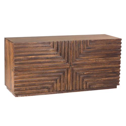 Union Home Maze Wood Low Dresser