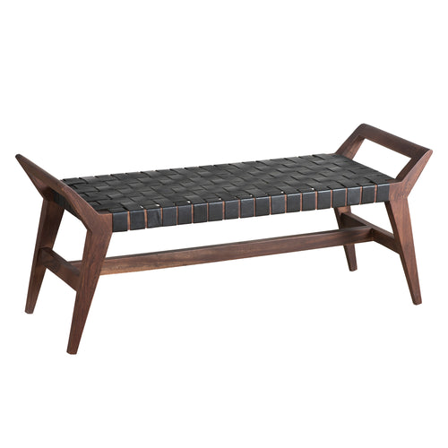 Union Home Cove Leather Bench