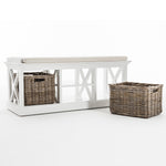 Beckton Basket Storage Bench