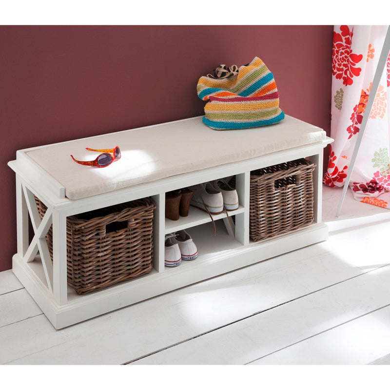 Beckton Basket Storage Bench