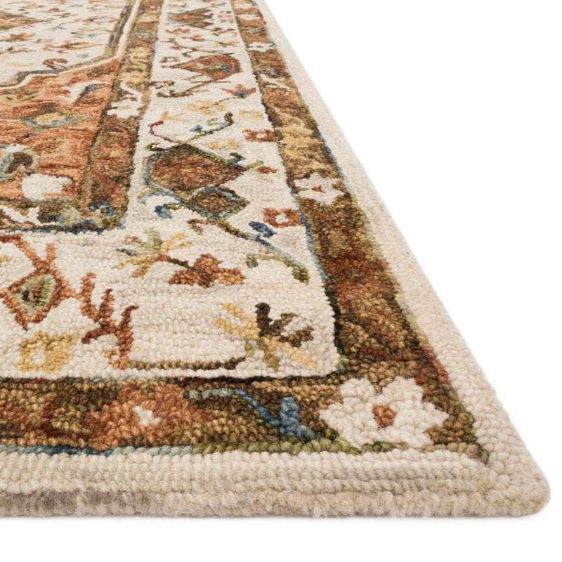 Loloi II Beatty Frame Hooked Rug