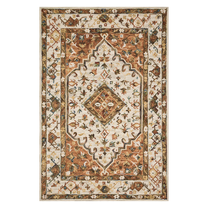 Loloi II Beatty Frame Hooked Rug