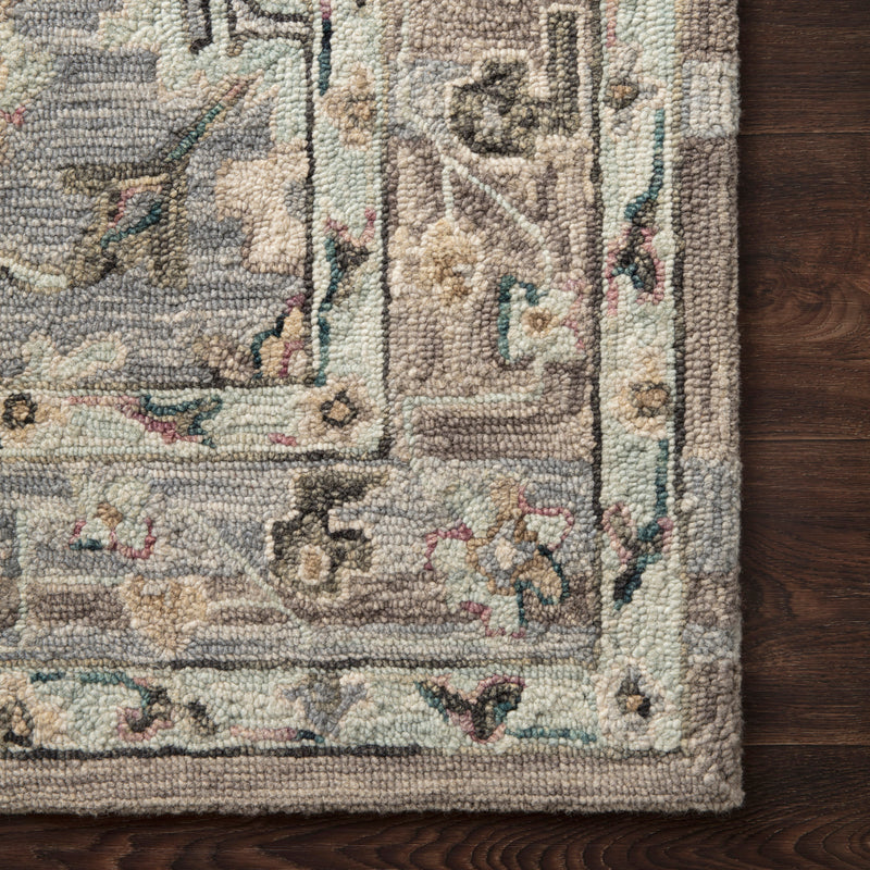 Loloi II Beatty Light Blue Hooked Rug