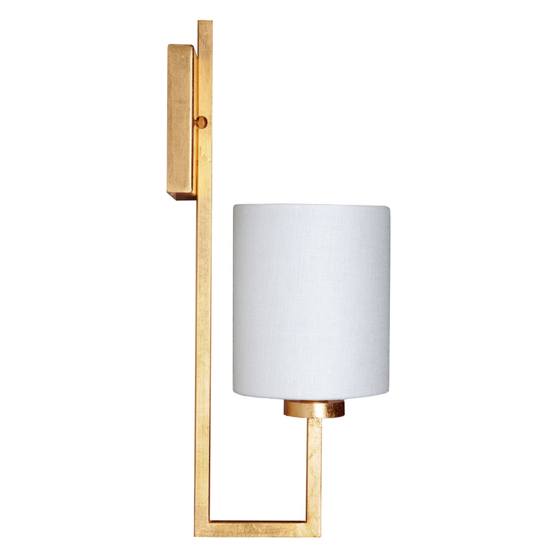 Worlds Away Beckham Gold Wall Sconce