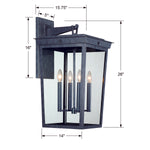 Crystorama Belmont Outdoor Wall Sconce