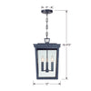 Crystorama Belmont Outdoor Pendant