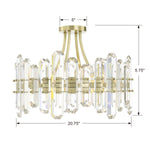 Crystorama Bolton Semi Flush Ceiling Mount