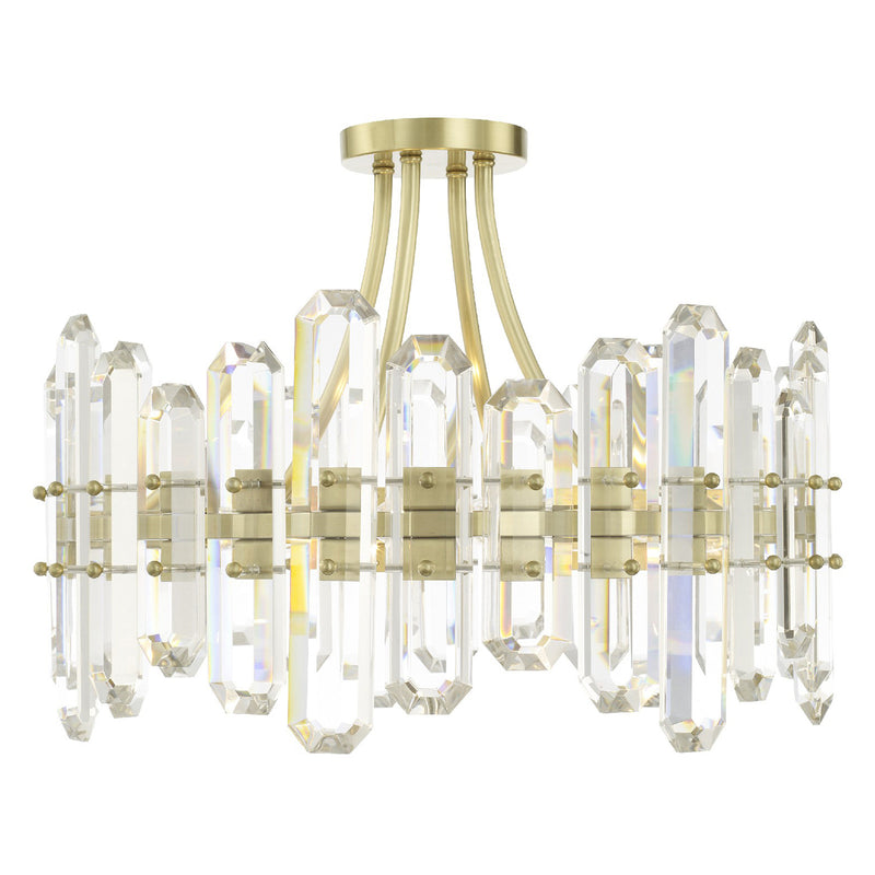 Crystorama Bolton Semi Flush Ceiling Mount