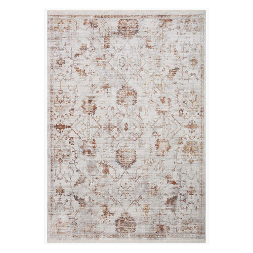 Loloi Bonney Silver/Sunset Power Loomed Rug