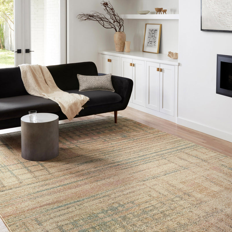 Loloi II Bowery Beige/Multi Power Loomed Rug