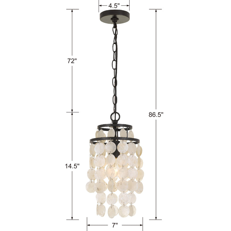 Crystorama Brielle Mini Chandelier