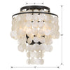 Crystorama Brielle Flush Ceiling Mount