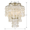 Crystorama Brielle Flush Ceiling Mount